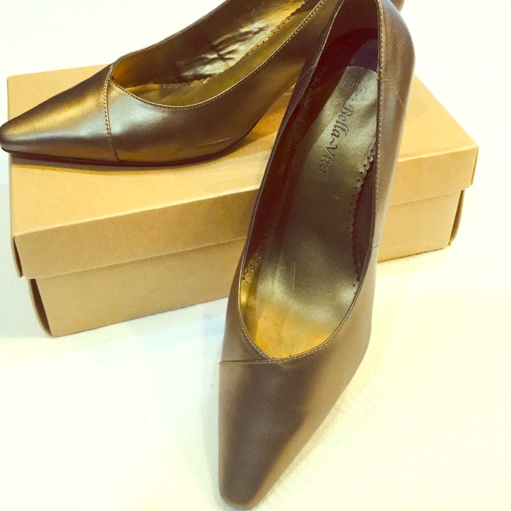 Bella Vita Bronze High Heels